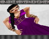 Cc - Grecian Purple Gown
