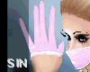{{S}}Pink Nurse Gloves