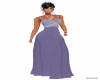Purple Print Pixma Gown