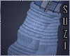 SZ Blue Biker Boots
