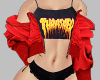 Red Trasher Shirt  -  A