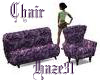 Purple swirl chair