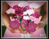Pnk/W Bridesmaid Flowers