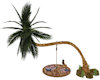 Beach Palm Group Swing