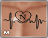 N pulse tattoo