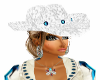 PD ~ White Cowgirl Hat