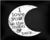 ♥ u 2 the moon pillow