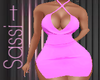 CrisCross Pink Dress
