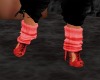 L's Red Sock Heel Boots