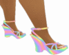 rave rainbow sandals