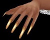Hands w Light Gold Nails