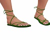 summer sandals green