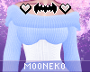 🌙 Blue Sweaterdress