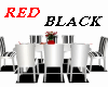 RED/BLACK/WHITE TABLE