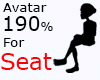 Avatar 190% Seat