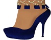 Chained Royal Blue Heels