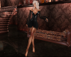 Coctail Lame Black Dress
