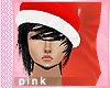 PINK-Santa Hat Red