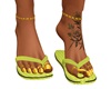 Key Lime Flip Flops