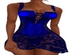 blue lace corset dress