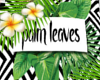 PALM LEAVES PILLOW
