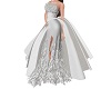 Silver Feather Gown