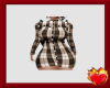 Brown Blouse Dress