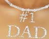 #1 Dad necklace