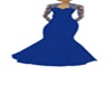 blue  dress