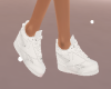 White running shoes