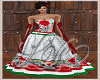 JA" Mexico White Dress