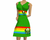 Rainbow Clover Dress