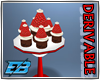 Santa Brownies cupcake