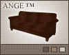 Ange Brown Leather Sofa