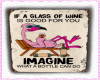 Flamingo Wine Wall Art