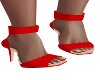 Sassy Strap Heels-Red