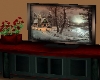 Tv Set Christmas Screen