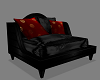 !! Black Satin Chair 4p