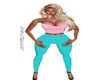 pink and cyan