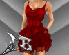 JB Ruffled Red Dress