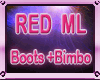 Red ML Boots +Bimbo