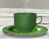 Green Coffe Cup n Saucer