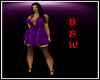 BBW Tamera Dress Purple