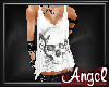 -A- Sexy Skull Tank Whit