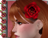 K | Red Hair Rose R