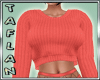 T* Sweater + Fishnet Pnk