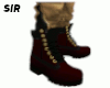 Maroon Male Boots
