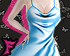 ♡ Blue Silk Dress