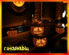 halloween pumpkin table