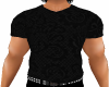 Black Lace Muscle Shirt